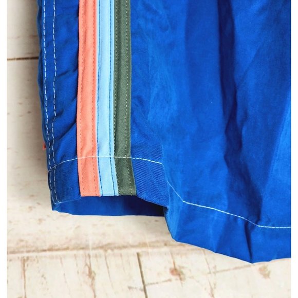 Genuine Quality The Image M 98 Vintage Blue Elastic Waist Drawstring Mesh Shorts - Picture 9 of 13